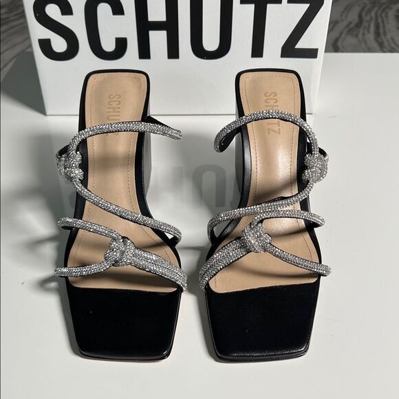 Schutz Lauryn Schutz Lauryn Crystal
Strappy Wedge Sandal - Picture 5 of 14